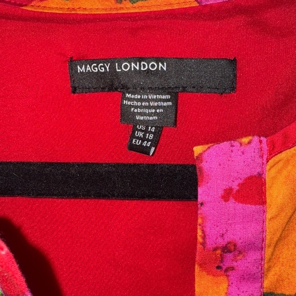 Maggy London Vibrant Floral Maxi Dress - Picture 5 of 5